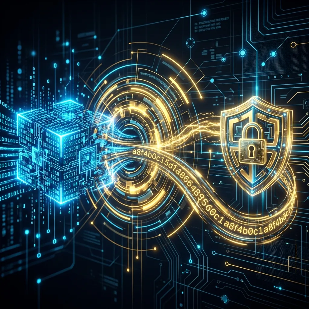 SHA-256 Cryptographic Hash Visualization